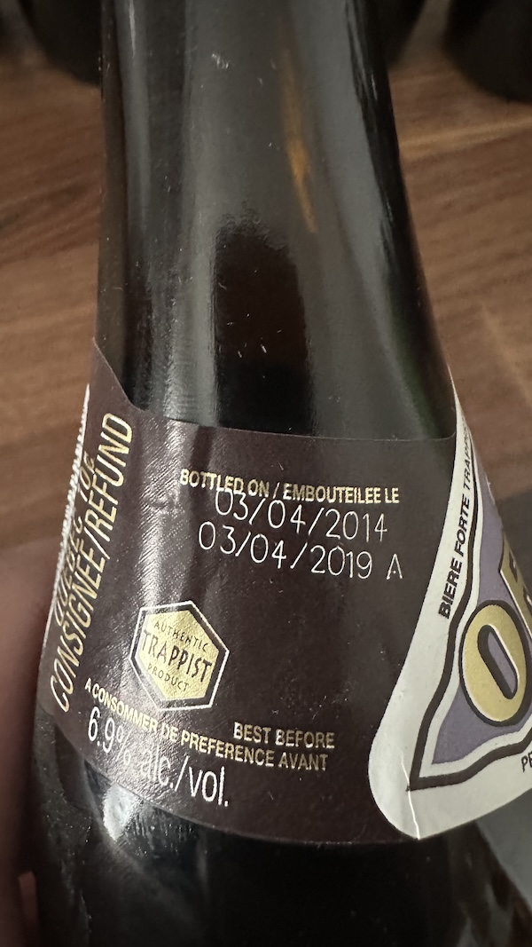 2014 bottle label